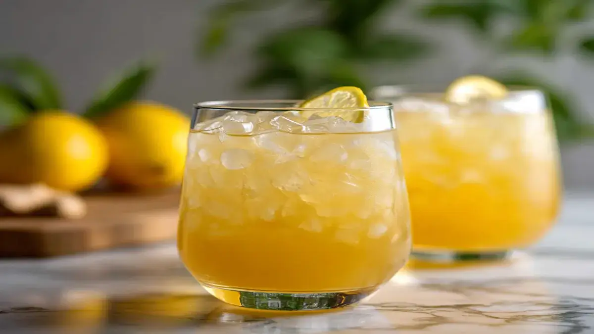 Ginger Beer Mocktail Recipe with Honey and Lemon