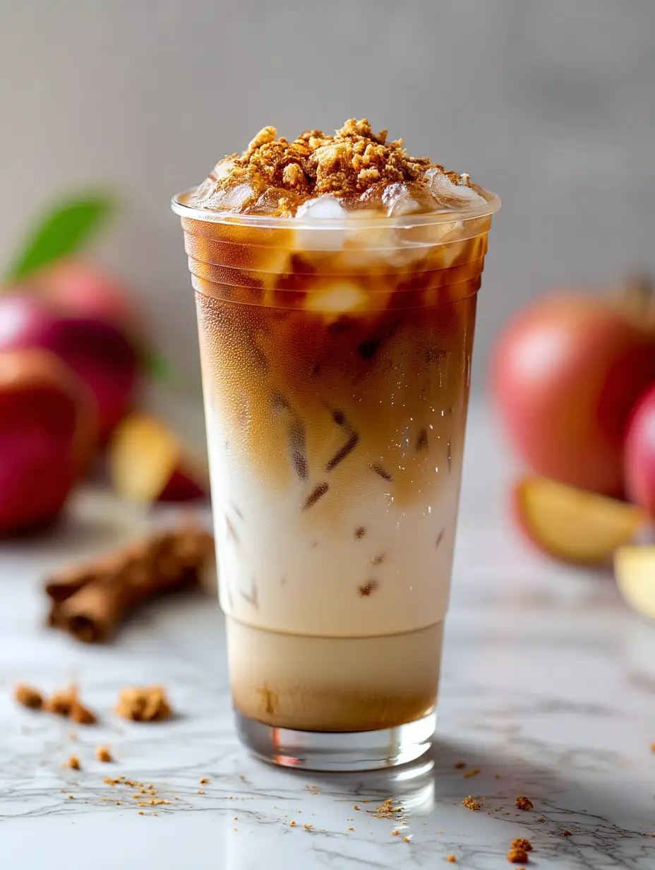 Iced Apple Crisp Oatmilk Macchiato Recipe 4 Iced Apple Crisp Oatmilk Macchiato Starbucks Copycat