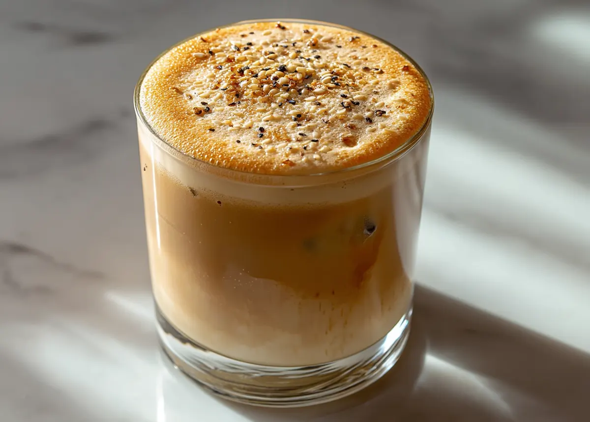 Salted Tahini Latte Recipe