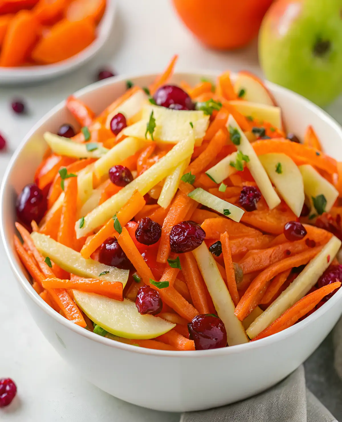 Mediterranean-Cuisine-Table-Setup Apple Cranberry Carrot Salad Recipe