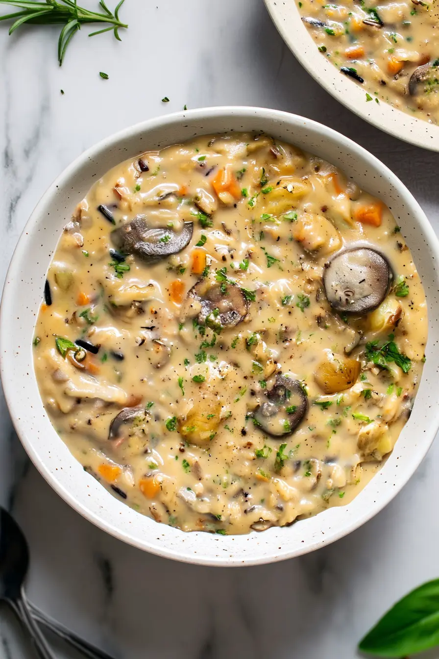 Creamy Wild Rice Soup Recipe 5 Creamy Wild Rice Soup with Vegetables