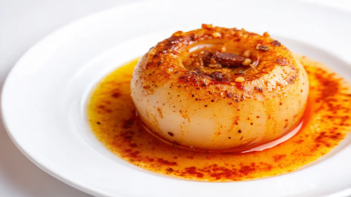 Mediterranean-Cuisine-Table-Setup Delicious Roasted Onion Boil Recipe