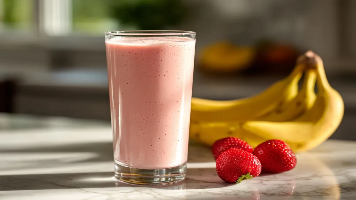 The Ultimate Strawberry Banana Milkshake Two Delicious Ways